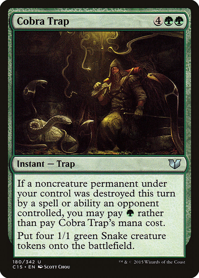 Cobra Trap [Commander 2015] | Devastation Store