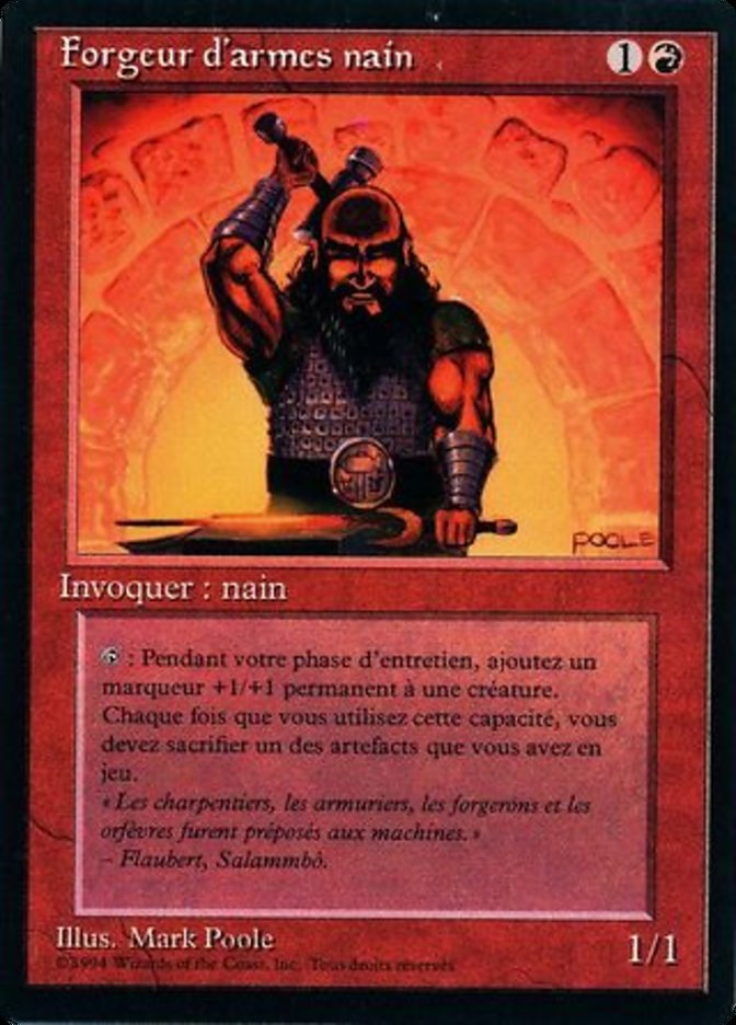 Dwarven Weaponsmith [Foreign Black Border] | Devastation Store