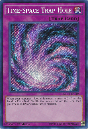 Time-Space Trap Hole [MP15-EN119] Secret Rare | Devastation Store