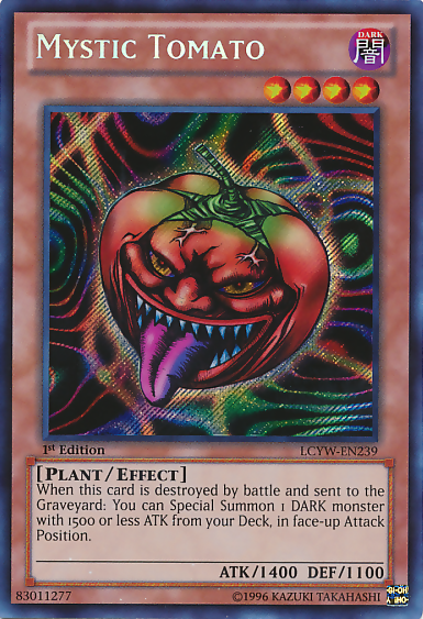 Mystic Tomato [LCYW-EN239] Secret Rare | Devastation Store