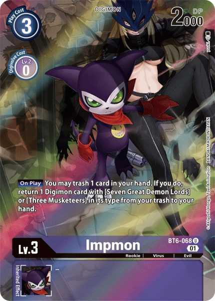 Impmon [BT6-068] (Alternate Art) [Double Diamond] | Devastation Store