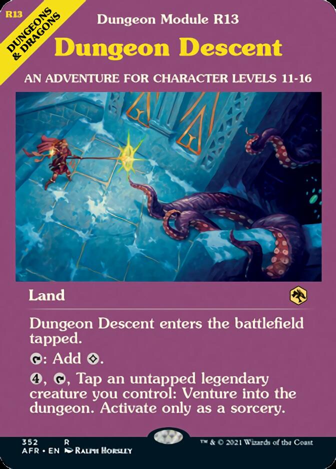 Dungeon Descent (Dungeon Module) [Dungeons & Dragons: Adventures in the Forgotten Realms] | Devastation Store