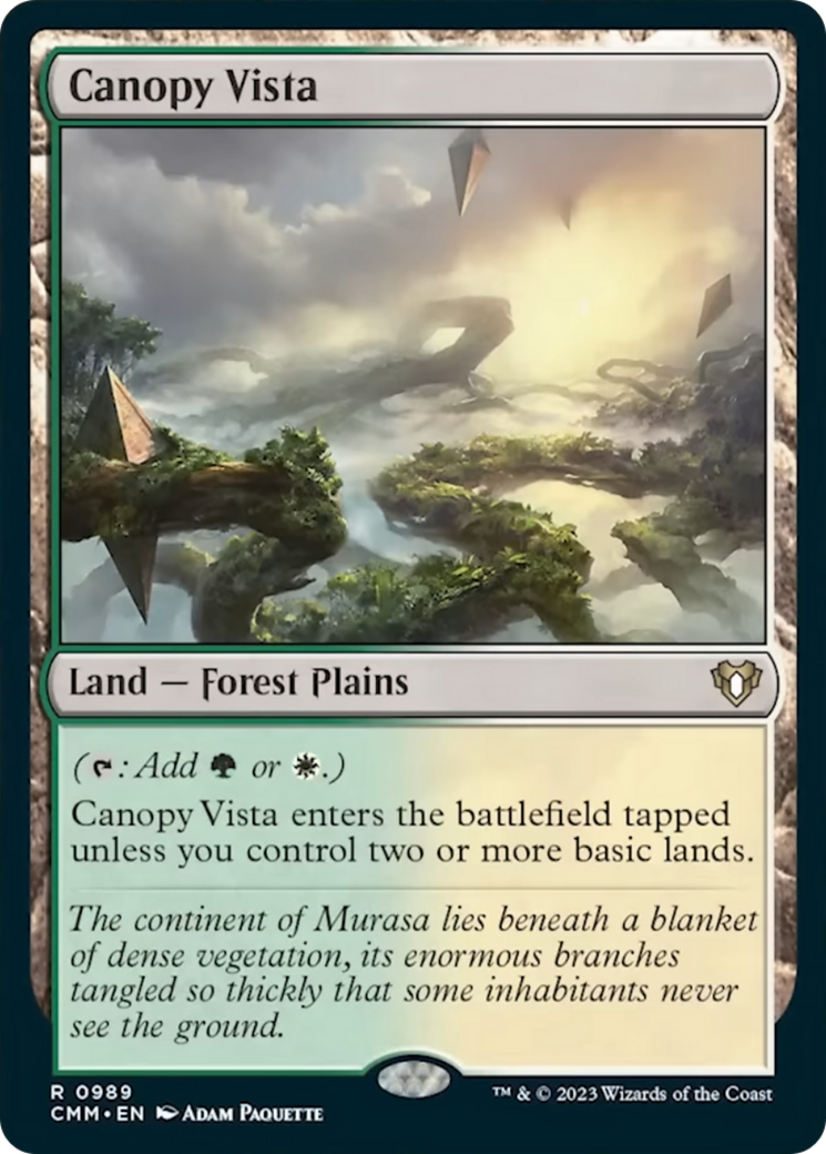 Canopy Vista [Commander Masters] | Devastation Store