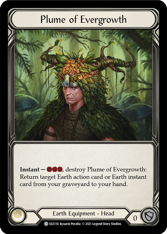 Plume of Evergrowth [ELE116] (Tales of Aria)  1st Edition Cold Foil | Devastation Store