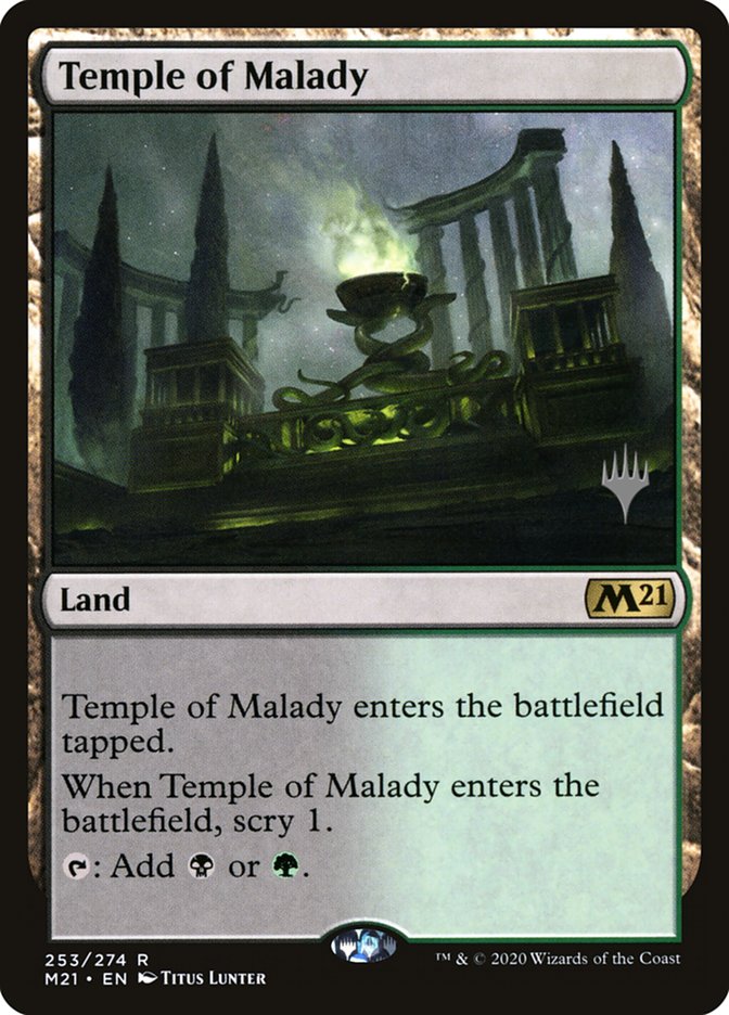 Temple of Malady (Promo Pack) [Core Set 2021 Promos] | Devastation Store