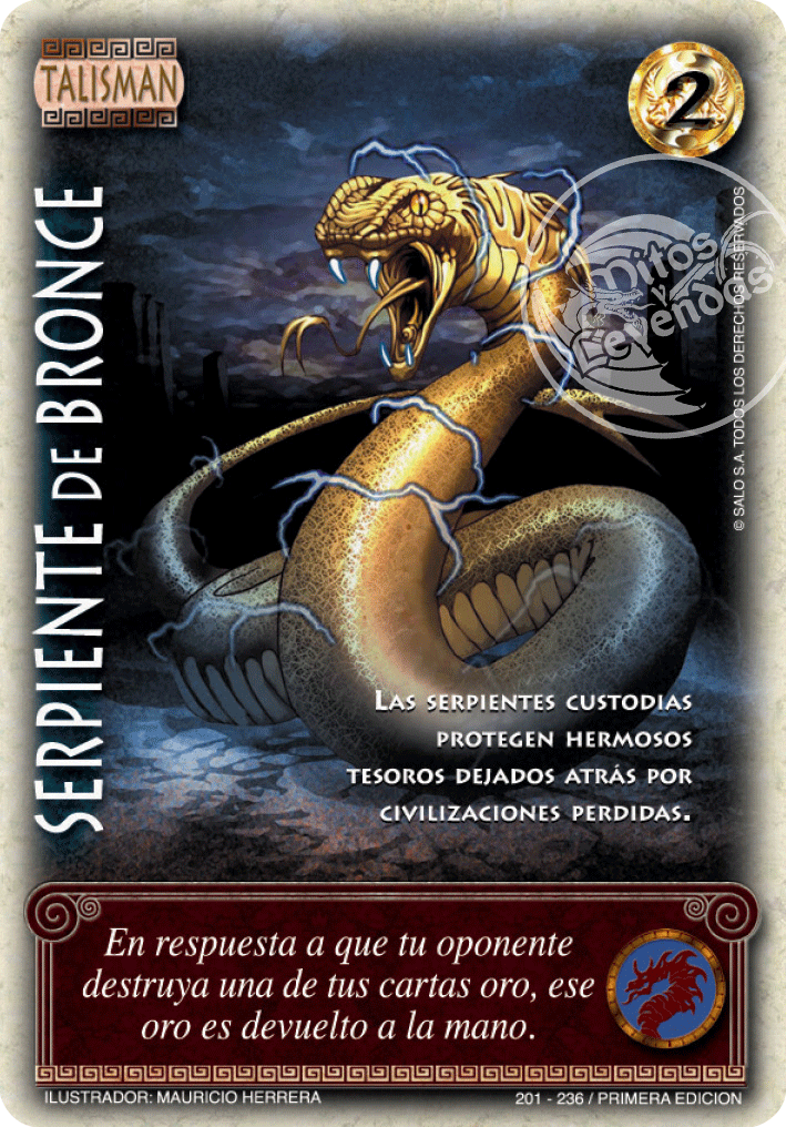 Serpiente de Bronce, Leyendas - Devastation Store | Devastation Store
