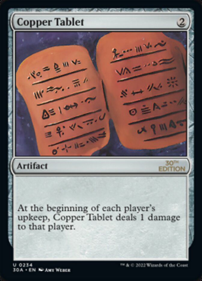 Copper Tablet [30th Anniversary Edition] | Devastation Store