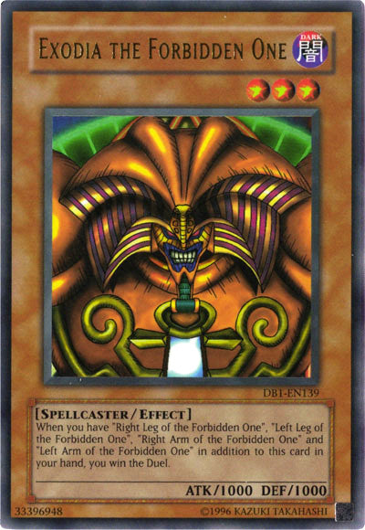 Exodia the Forbidden One [DB1-EN139] Ultra Rare | Devastation Store