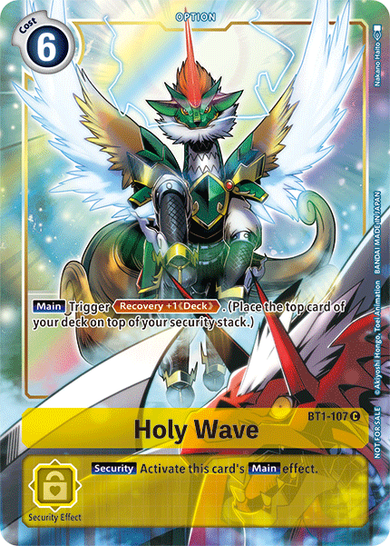 Holy Wave [BT1-107] (Dash Pack) [Release Booster Ver.1.5 Promos] | Devastation Store
