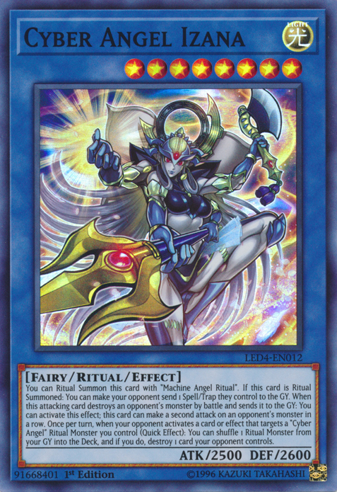 Cyber Angel Izana [LED4-EN012] Super Rare | Devastation Store