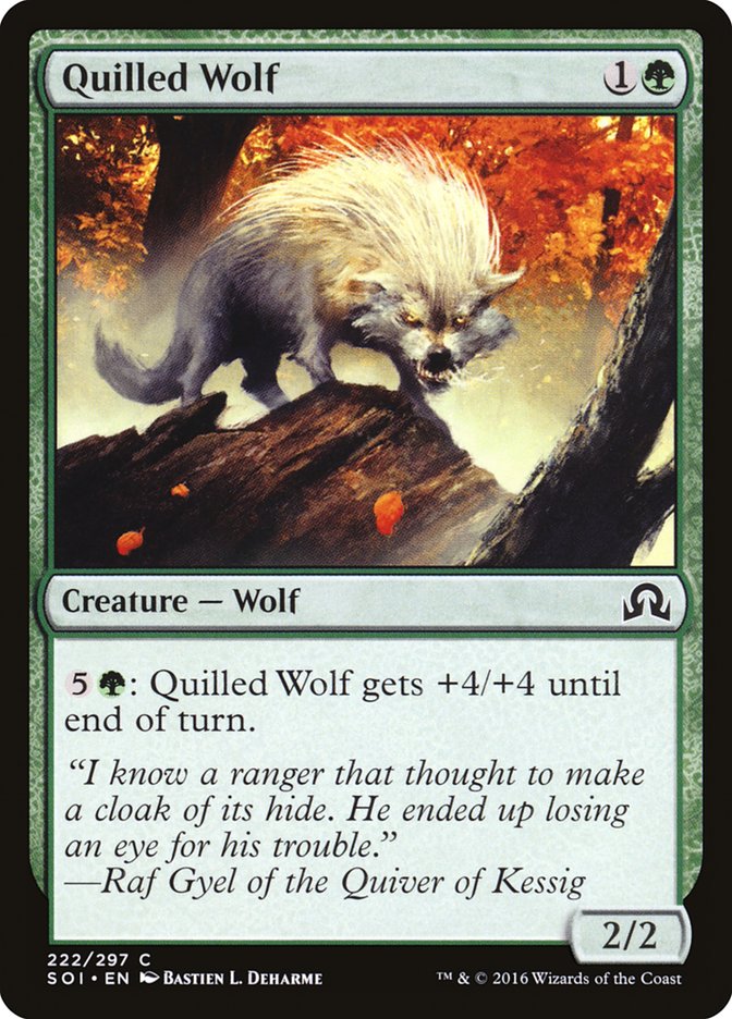 Quilled Wolf [Shadows over Innistrad] | Devastation Store