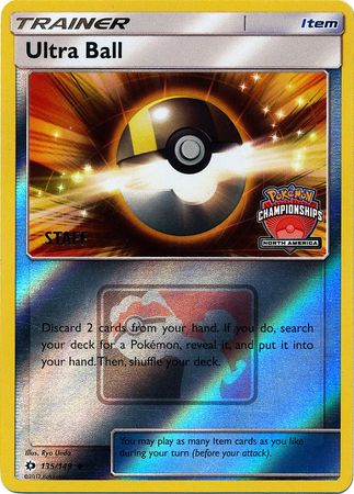 Ultra Ball (135/149) (NA Championship Promo Staff) [Sun & Moon: Base Set] | Devastation Store