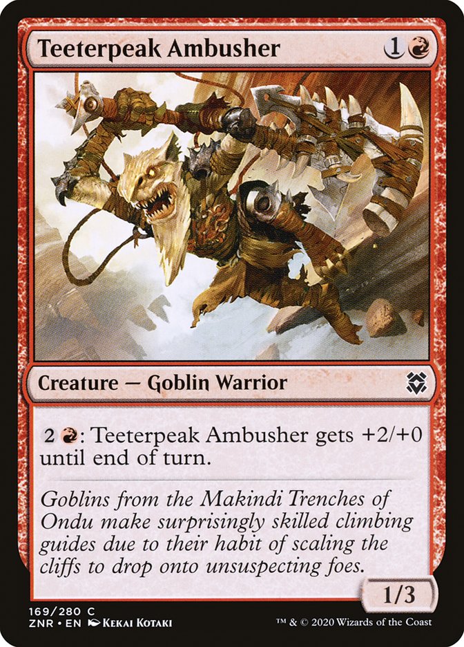 Teeterpeak Ambusher [Zendikar Rising] | Devastation Store