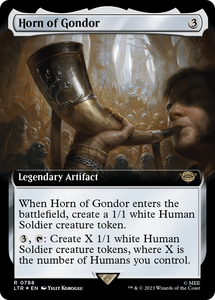 Horn of Gondor (Extended Art) (Surge Foil) [The Lord of the Rings: Tales of Middle-Earth] | Devastation Store