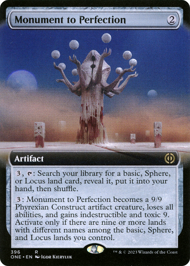 Monument to Perfection (Extended Art) [Phyrexia: All Will Be One] | Devastation Store