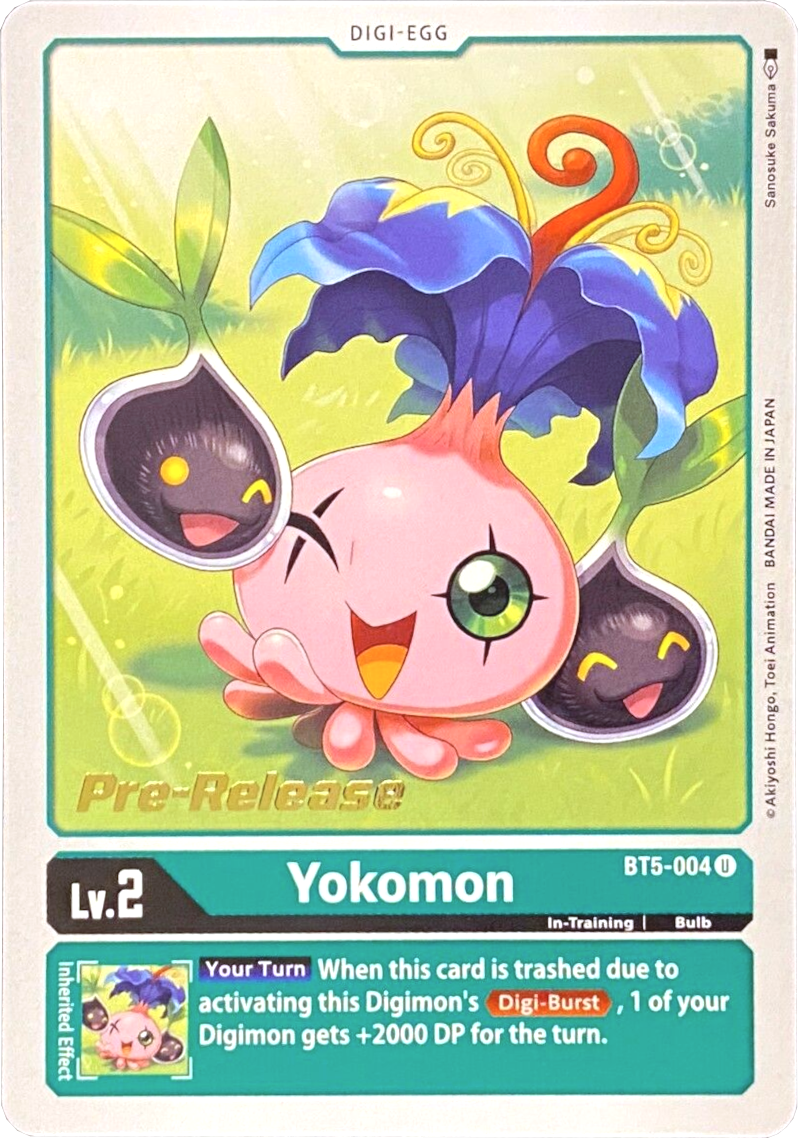 Yokomon [BT5-004] [Battle of Omni Pre-Release Promos] | Devastation Store