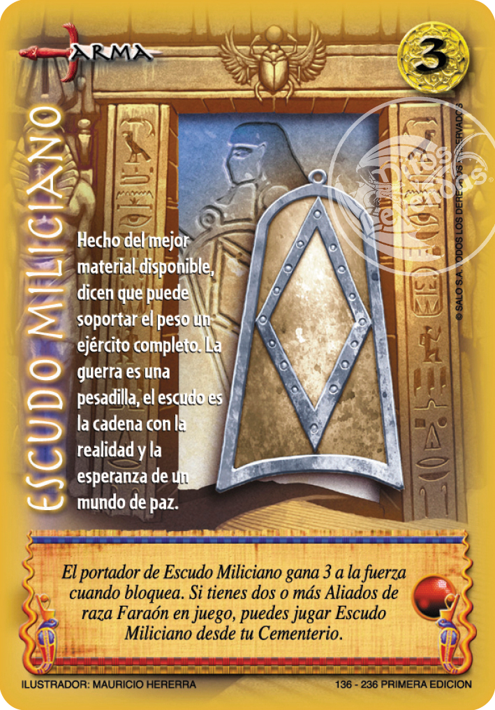 Escudo Miliciano, Leyendas - Devastation Store | Devastation Store