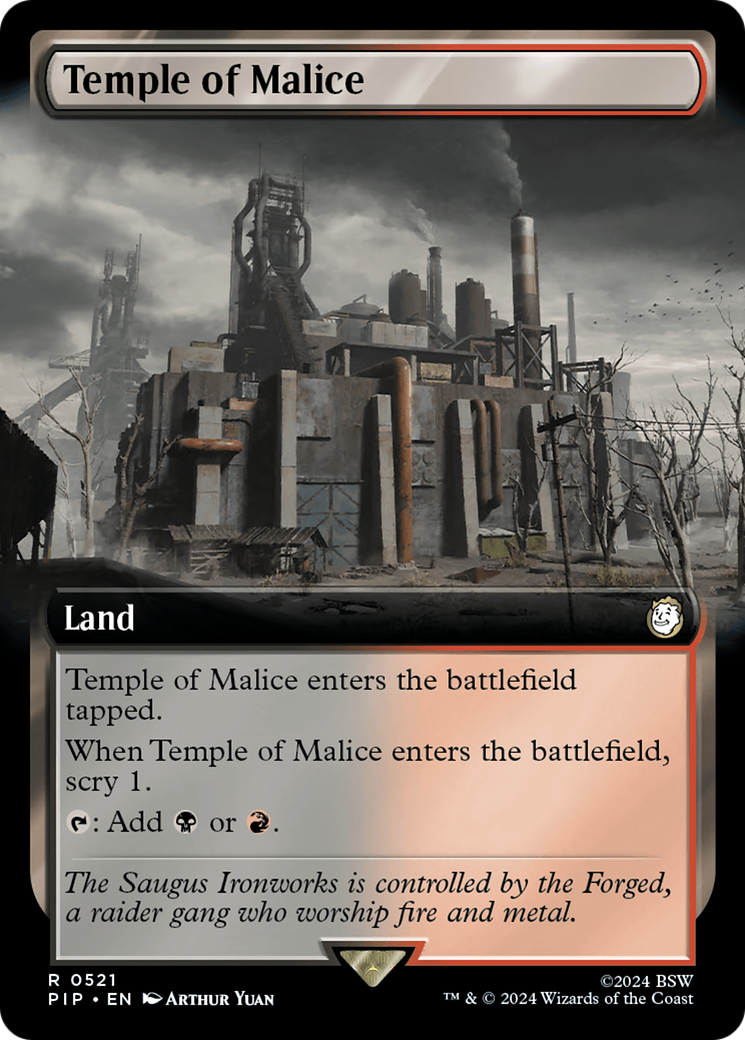 Temple of Malice (Extended Art) [Fallout] | Devastation Store
