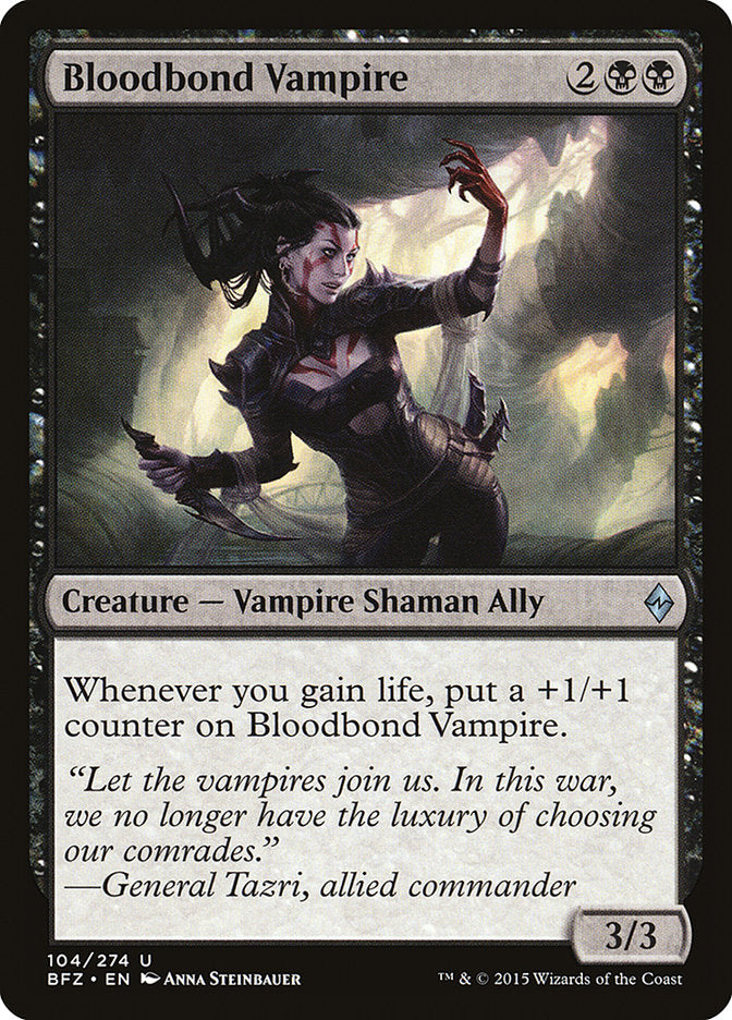 Bloodbond Vampire [Battle for Zendikar] | Devastation Store