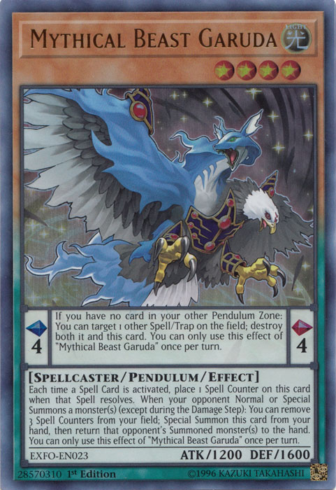 Mythical Beast Garuda [EXFO-EN023] Ultra Rare | Devastation Store