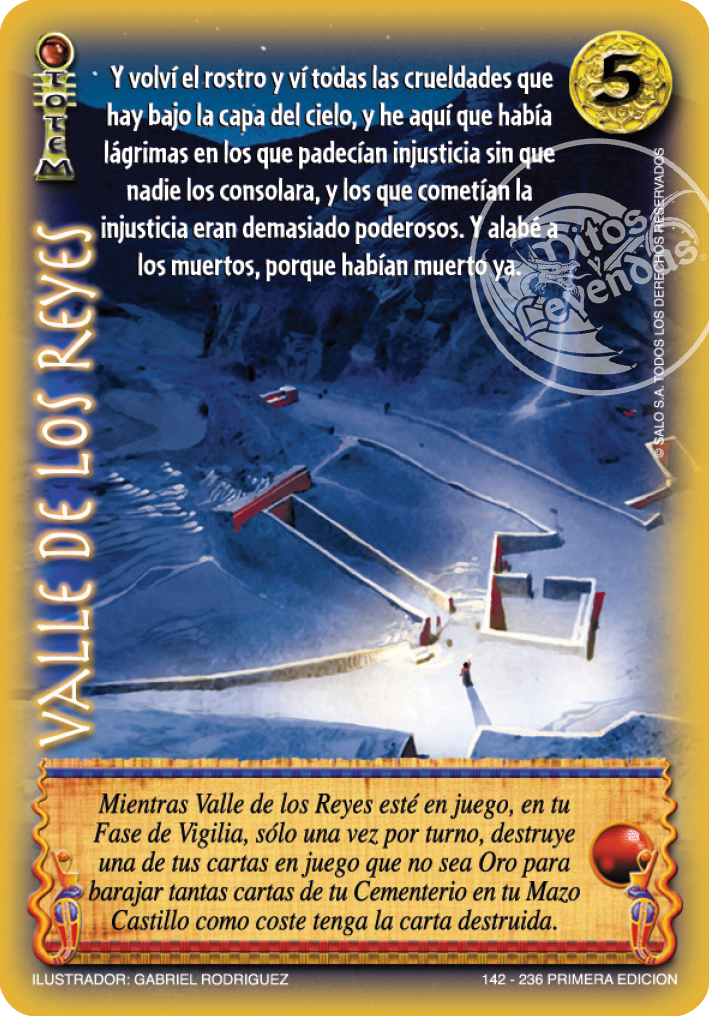 Valle de los Reyes, Leyendas - Devastation Store | Devastation Store