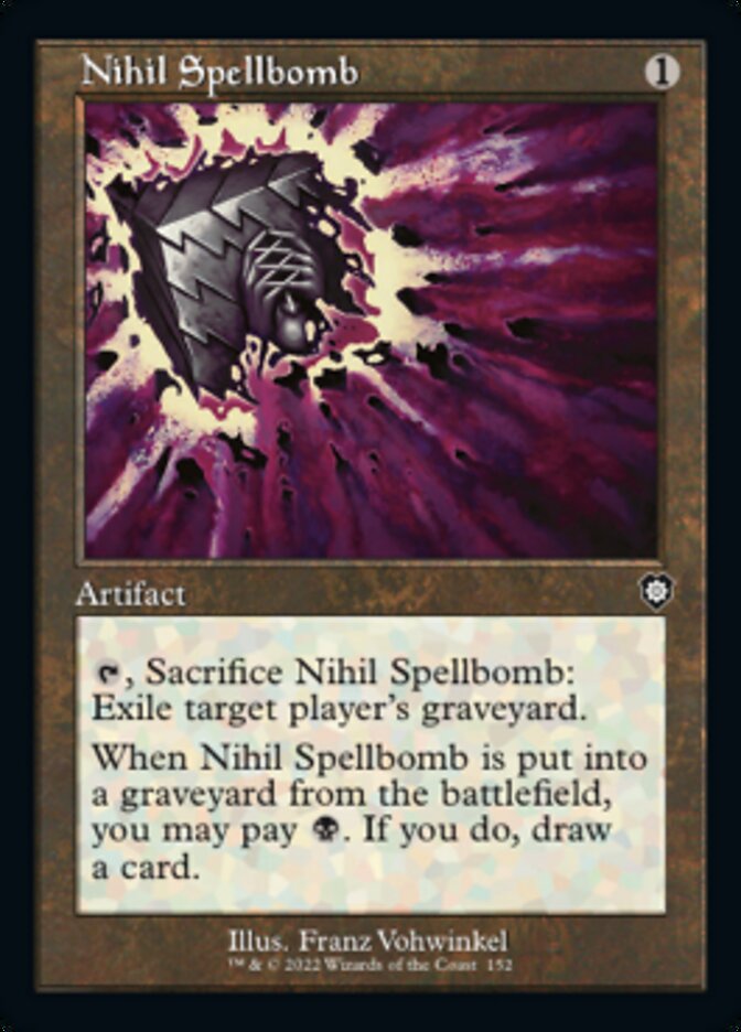 Nihil Spellbomb (Retro) [The Brothers' War Commander] | Devastation Store