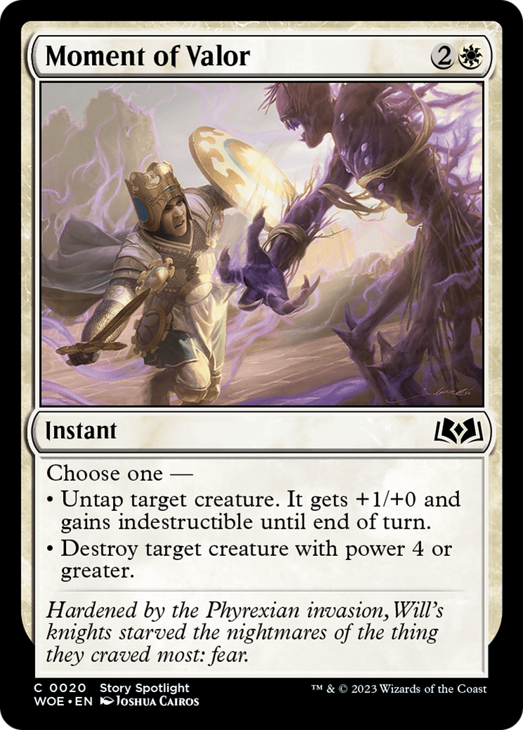 Moment of Valor [Wilds of Eldraine] | Devastation Store