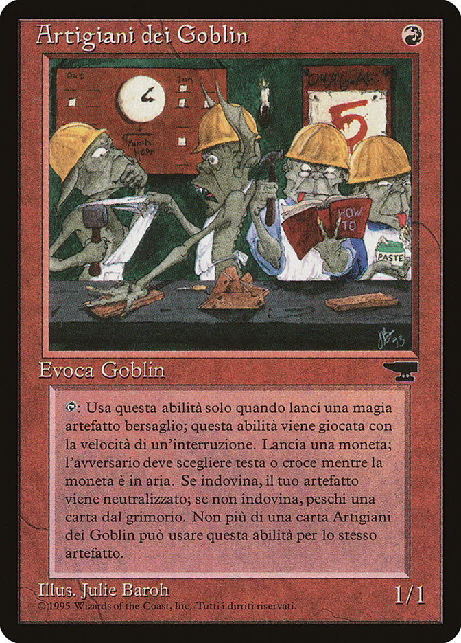 Goblin Artisans (Italian) - "Artigiani dei Goblin" [Rinascimento] | Devastation Store