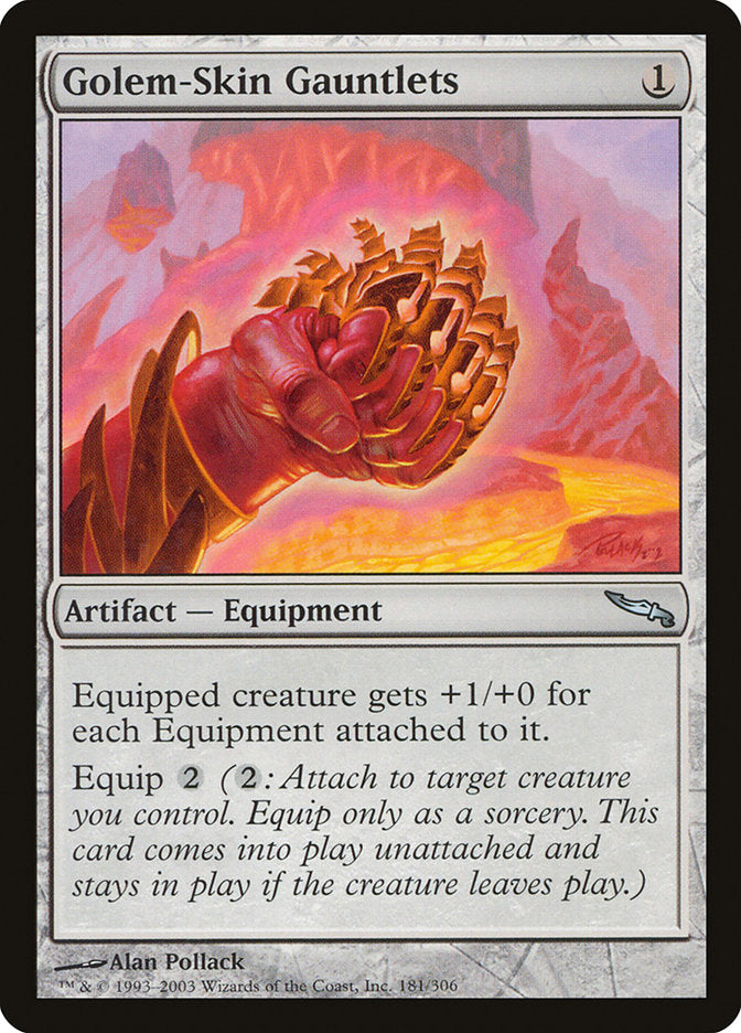 Golem-Skin Gauntlets [Mirrodin] | Devastation Store