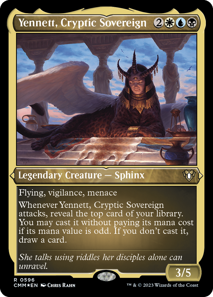 Yennett, Cryptic Sovereign (Foil Etched) [Commander Masters] | Devastation Store