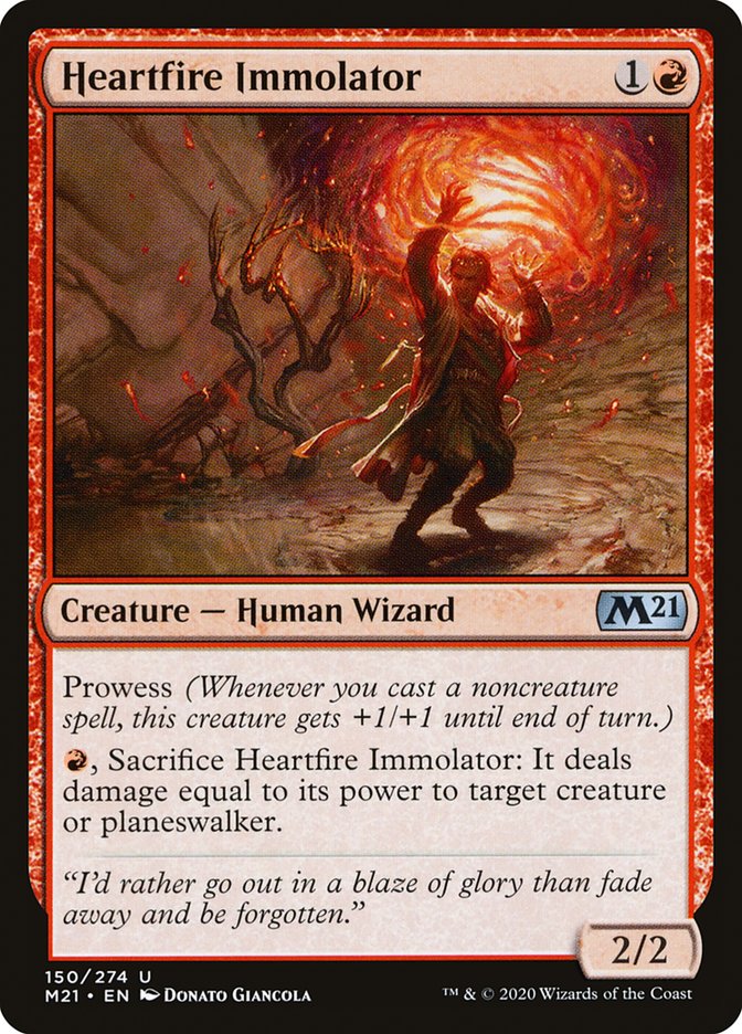 Heartfire Immolator [Core Set 2021] | Devastation Store