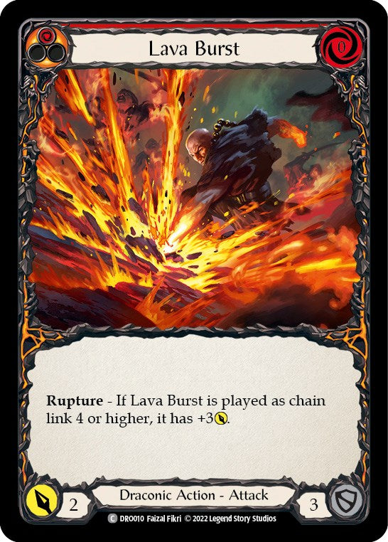 Lava Burst [DRO010] (Uprising Dromai Blitz Deck) | Devastation Store