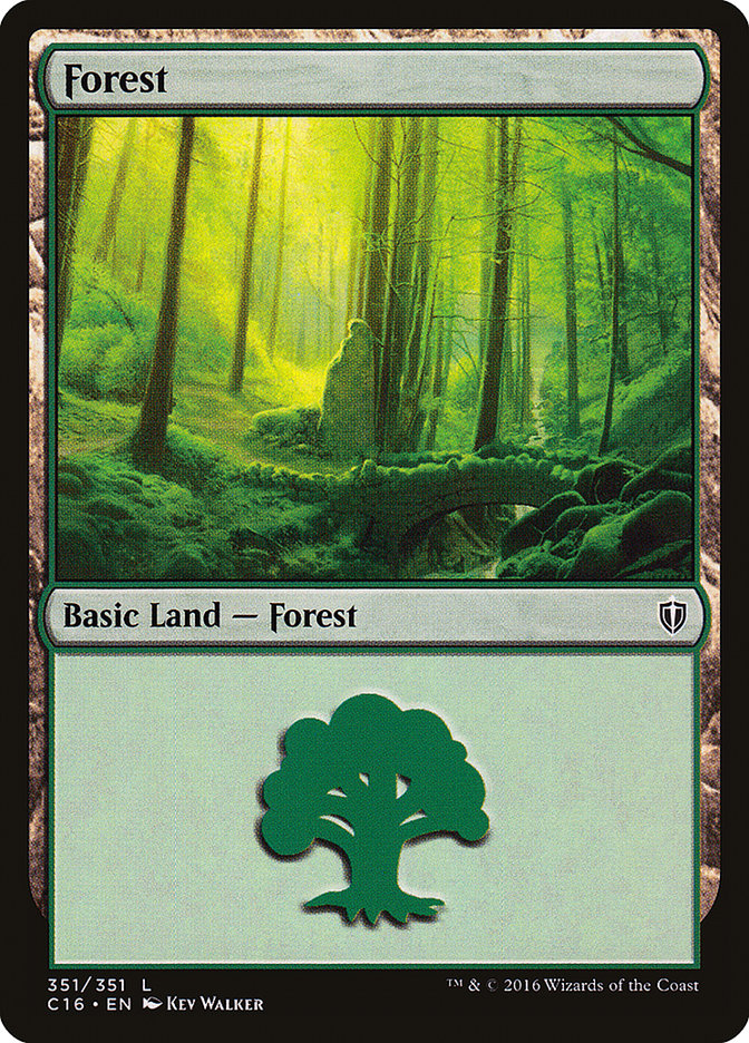 Forest (351) [Commander 2016] | Devastation Store