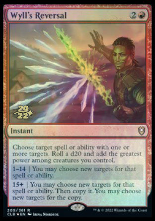 Wyll's Reversal [Commander Legends: Battle for Baldur's Gate Prerelease Promos] | Devastation Store