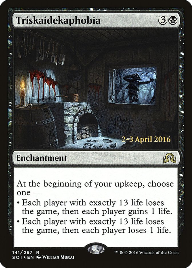 Triskaidekaphobia [Shadows over Innistrad Prerelease Promos] | Devastation Store