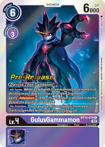 GulusGammamon [BT10-078] [Xros Encounter Pre-Release Cards] | Devastation Store