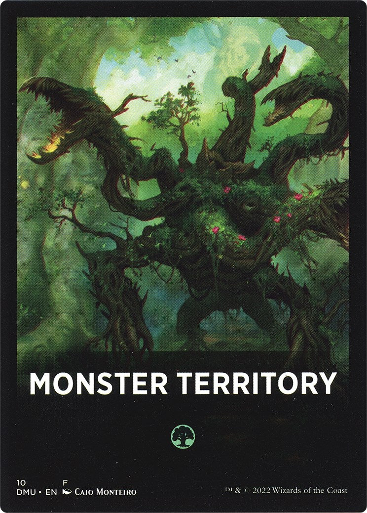 Monster Territory Theme Card [Dominaria United Tokens] | Devastation Store