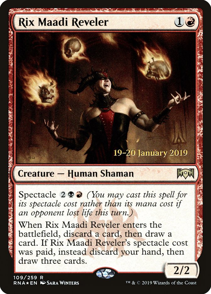 Rix Maadi Reveler [Ravnica Allegiance Prerelease Promos] | Devastation Store