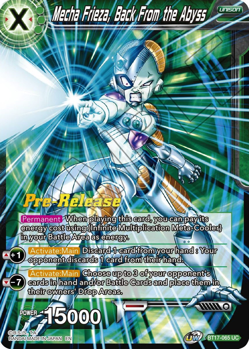 Mecha Frieza, Back From the Abyss (BT17-065) [Ultimate Squad Prerelease Promos] | Devastation Store