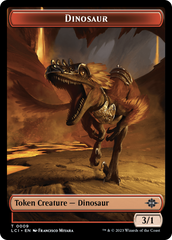 Gnome // Dinosaur (0009) Double-Sided Token [The Lost Caverns of Ixalan Tokens] | Devastation Store
