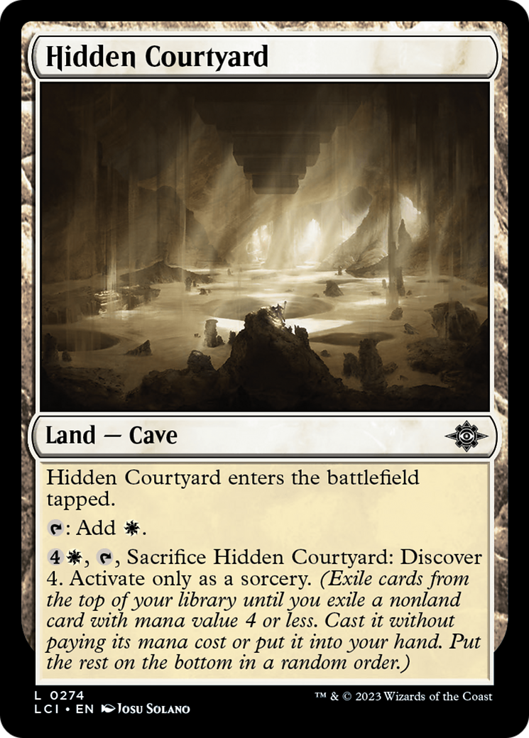 Hidden Courtyard [The Lost Caverns of Ixalan] | Devastation Store