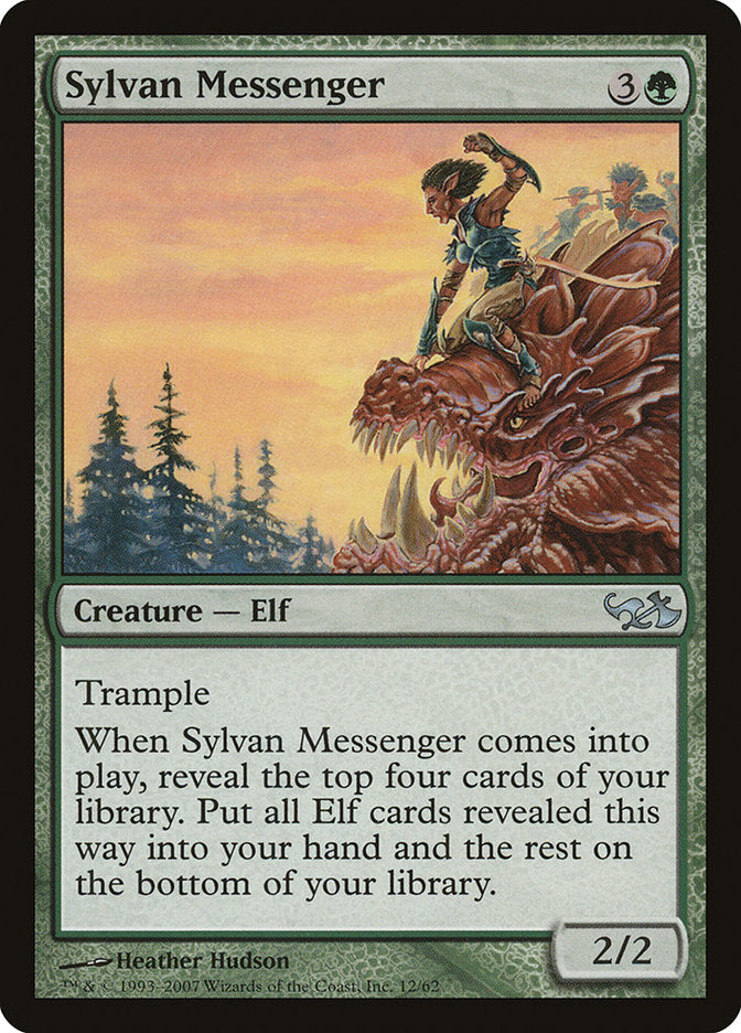 Sylvan Messenger [Duel Decks: Elves vs. Goblins] - Devastation Store | Devastation Store