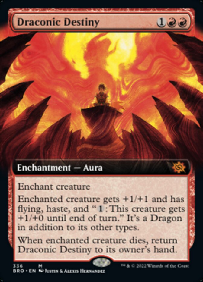 Draconic Destiny (Extended Art) [The Brothers' War] | Devastation Store