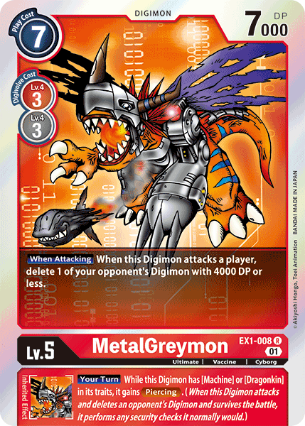 MetalGreymon [EX1-008] [Classic Collection] | Devastation Store