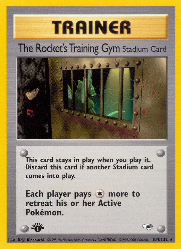 The Rocket's Training Gym (104/132) [Gym Heroes 1st Edition] | Devastation Store