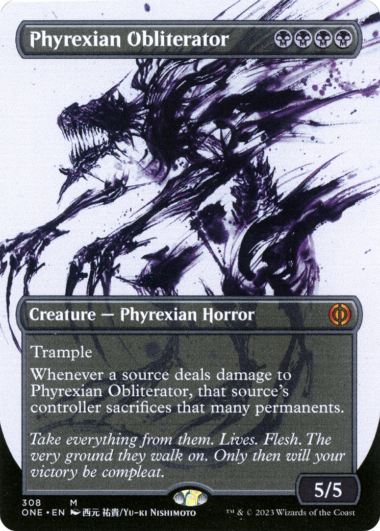 Phyrexian Obliterator (Borderless Ichor) [Phyrexia: All Will Be One] | Devastation Store