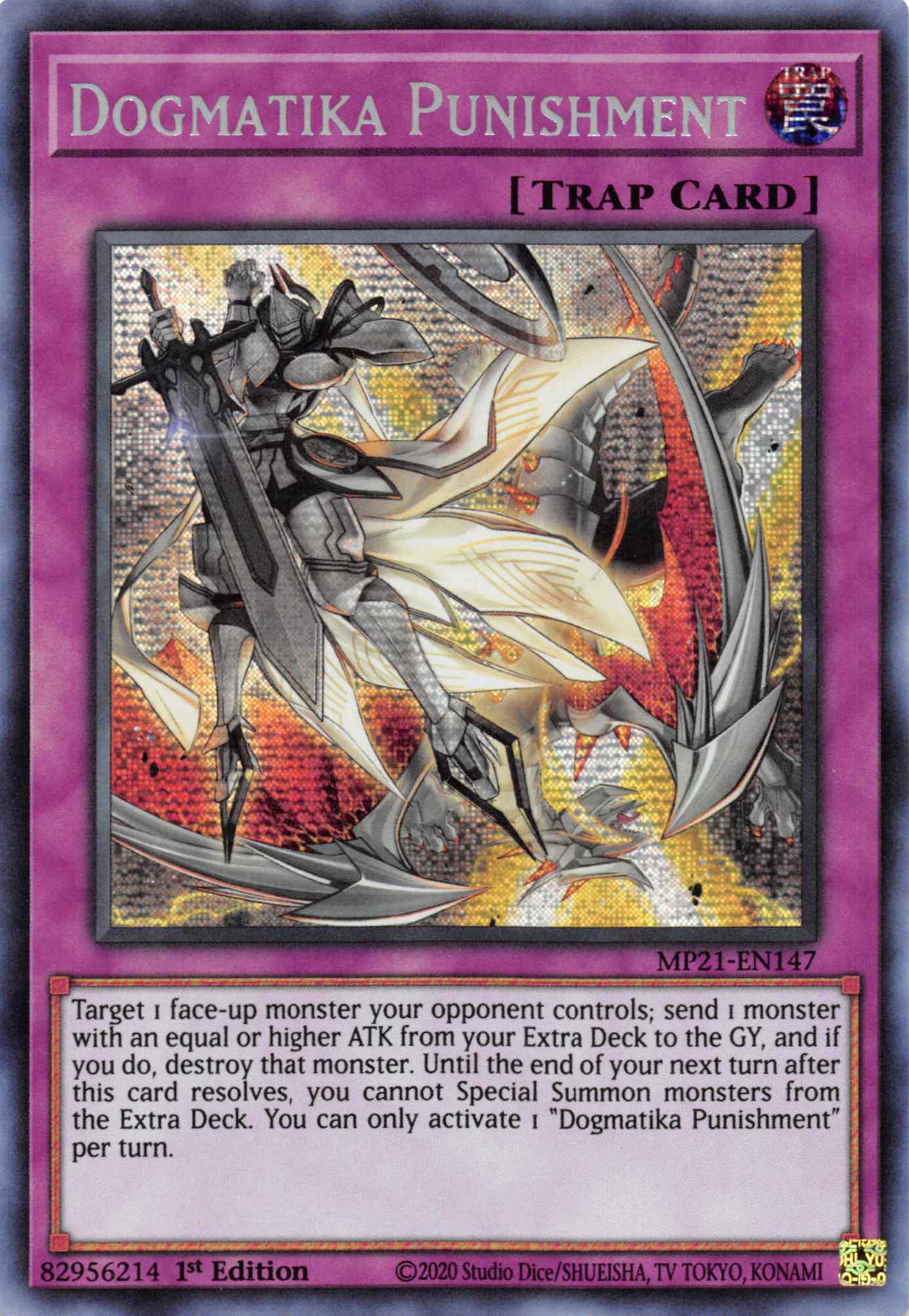 Dogmatika Punishment [MP21-EN147] Prismatic Secret Rare | Devastation Store