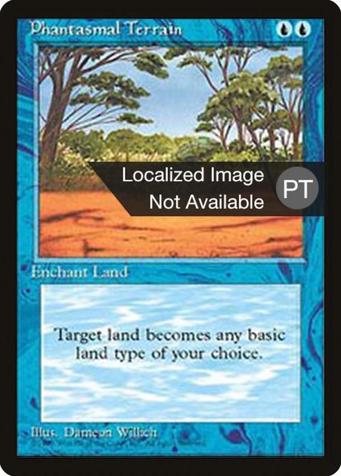 Phantasmal Terrain [Fourth Edition (Foreign Black Border)] | Devastation Store