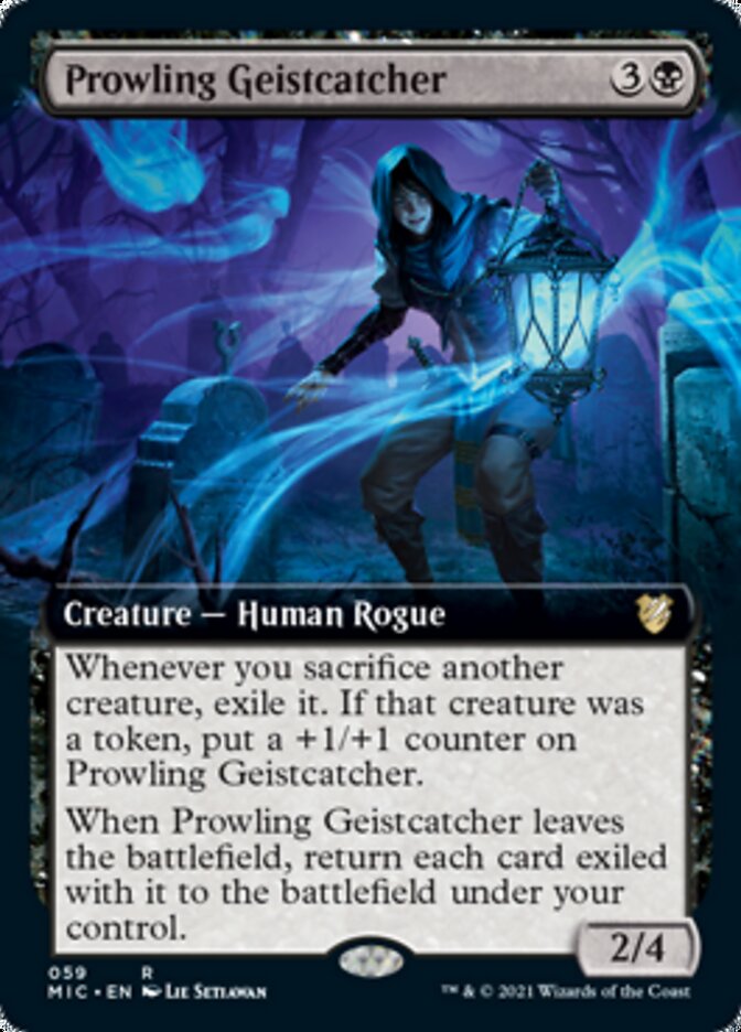 Prowling Geistcatcher (Extended) [Innistrad: Midnight Hunt Commander] | Devastation Store