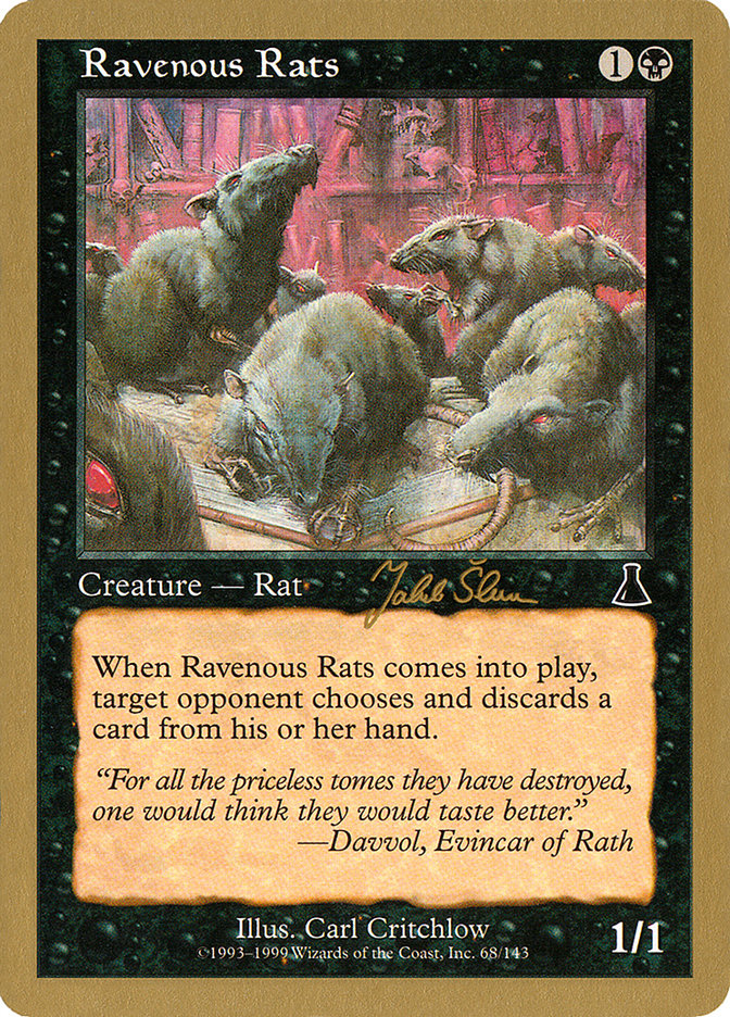 Ravenous Rats (Jakub Slemr) [World Championship Decks 1999] | Devastation Store